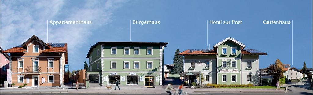 Das Grune Hotel Zur Post - 100 % Bio Зальцбург Экстерьер фото