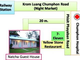 Natcha Guest House Чумпхон Экстерьер фото