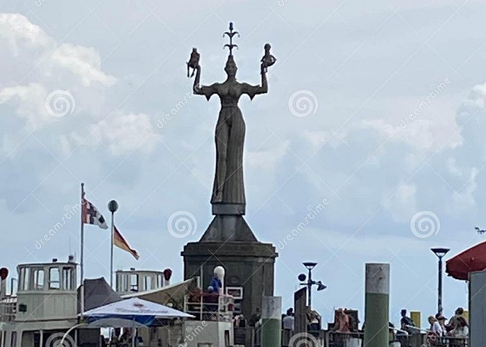 Constance Harbour The Imperia Statue at the Lake Constance Harbour of Konstanz Stock ... photo