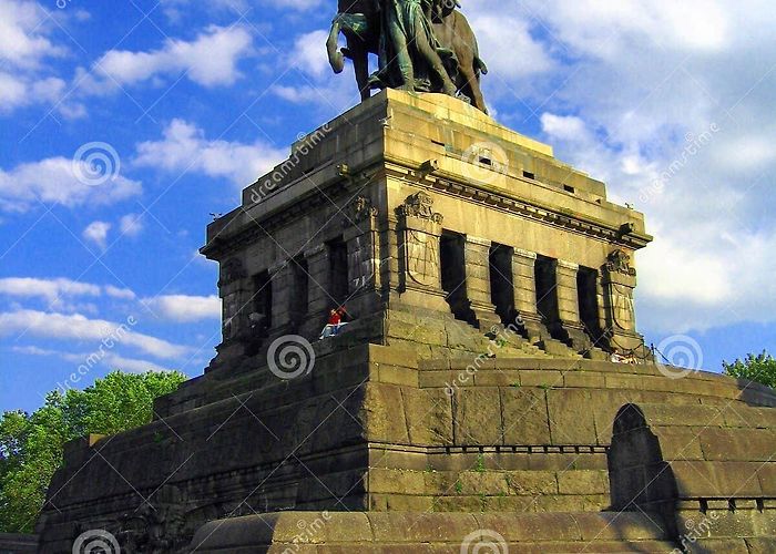 Deutsches Eck Koblenz, Rhineland-Palatinate, Deutsches Eck, Emperor Wilhelm I ... photo
