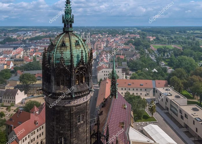 Wittenberg castle Castle Church (Schlosskirche) in Lutherstadt Wittenberg Stock ... photo