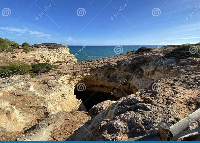Carvoeiro Beach Hike Along the Algarvian Coast in Lagoa, Algarve, Portugal Stock ... photo
