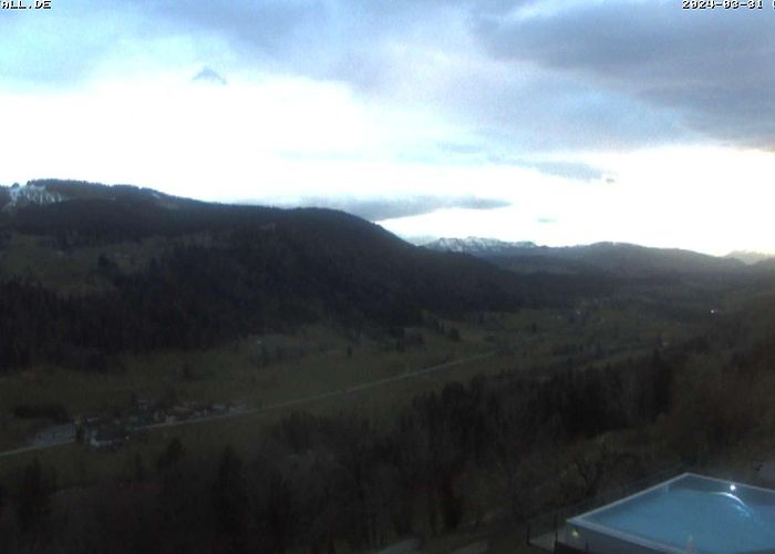 Oberberglifte Simmerberg Webcam at the Hotel Bergkristall • Allgäu • Panorama photo