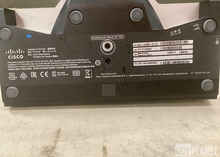 Cisco Systems International Surplus Cisco 800-37226-03 EO Conference Camera System in North ... photo