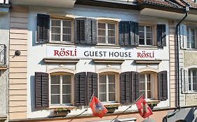 Roesli Guest House Люцерн Exterior photo