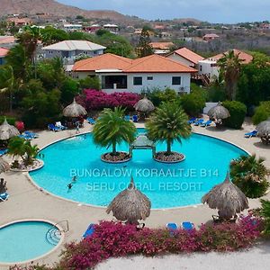 Tropical Bungalow In Seru Coral Resort Curacao With Beautiful Gardens, Privacy And Large Pool Виллемстад Exterior photo