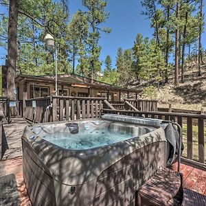 Вилла Tranquil Cabin With Stream And Deck Near Dtwn Ruidoso! Exterior photo