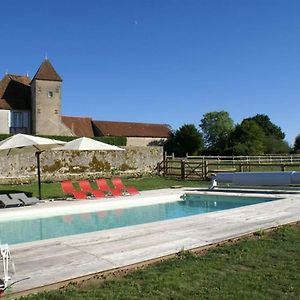 Вилла Charmante Maison Du Xve Avec Piscine, Jardin Et Terrasse En Lisiere De La Foret De Troncais - Fr-1-489-217 Le Brethon Exterior photo