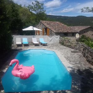 Вилла Maison De Charme 3 Etoiles Dans Les Cevennes Avec Terrasse Et Piscine Privee Cros  Exterior photo