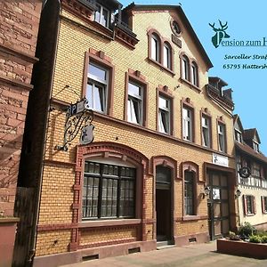 Отель Pension Zum Hirsch Хаттерсхайм Exterior photo