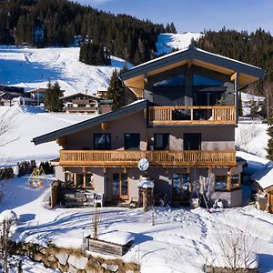 Вилла Ski In - Ski Out Panoramaferienhaus Breitmoos Neben Mittelstation Миттерзилль Exterior photo