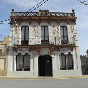 Hostal Cal Pla Sant Llorenc Savall Exterior photo