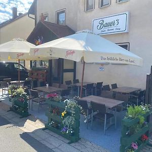 Отель Bauer'S Pension-Restaurant-Catering Grosshabersdorf Exterior photo