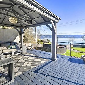 Вилла Puget Sound Cabin With Hot Tub And Water Views! Бремертон Exterior photo