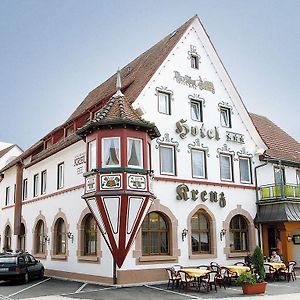 Hotel Kreuz Garni Und Bar Гаммертинген Exterior photo