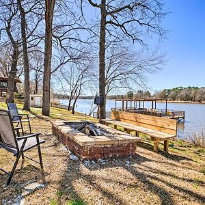 Lakefront Fort Towson Home Private Dock And 3 Decks Exterior photo