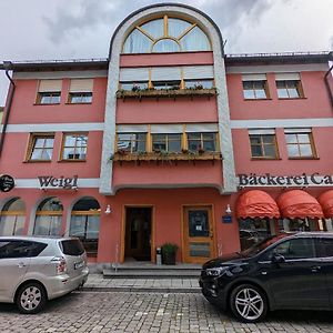 Отель Cafe-Baeckerei-Pension Weigl Oberviechtach Exterior photo