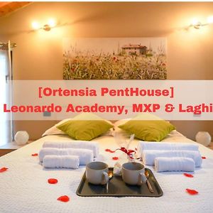 Ortensia Penthouse Leonardo Academy, Mxp & Laghi Сесто-Календе Exterior photo