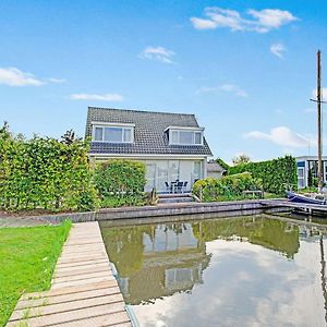 Waterfront Holiday Home With Jetty Boornzwaag over de Wielen Exterior photo
