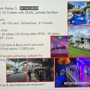 60Pax 9Br Villa Kids Swimming Pool, Ktv, Bbq N Pool Tables Near Spice Arena Penang 9800 Sqft Байан-Лепас Exterior photo