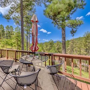 Вилла Ruidoso Cabin With Deck And Views 4 Mi To Winter Park Exterior photo