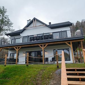 Вилла Le Chalet Saint-Cerf - Ski, Waterfront And Spa Exterior photo