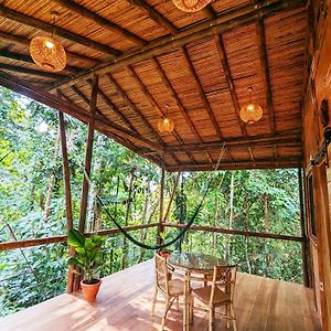 Вилла Yogachal Vista Mar Bamboo House In The Jungle Охочаль Exterior photo