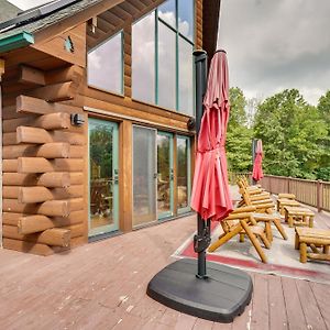 Вилла Luxury Log Cabin With Ev Charger And Mtn Views! Blairstown Exterior photo