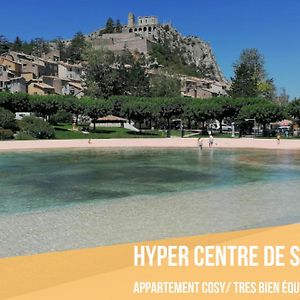 Hyper Centre, Appt Cosy Pour Vacances Familiales Систерон Exterior photo