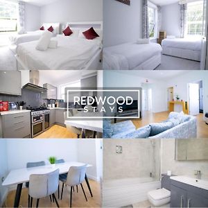 Spacious Serviced Apartment For Contractors And Families, Free Wifi & Netflix By Redwood Stays Фарнборо Exterior photo