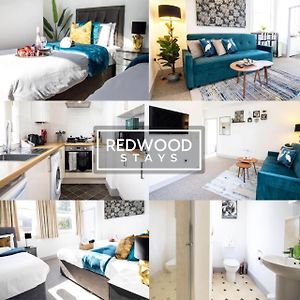 Modern 1 Bed 1 Bath Apartment For Corporates & Contractors, Free Parking, Wi-Fi & Netflix By Redwood Stays Фарнборо Exterior photo