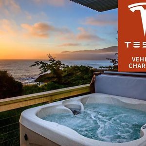 Апартаменты Magnificent Oceanview By Oceanviewhottubs Oceanfront! Shelter Cove, Ca Tesla Ev Station Exterior photo