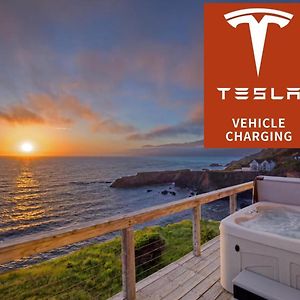 Апартаменты Exquisite Oceanview! By Oceanviewhottubs Oceanfront! Shelter Cove, Ca Tesla Ev Station Exterior photo