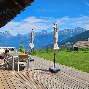 Апартаменты Sweet & Cosy Chalet In The Heart Of The Swiss Alps Troistorrents Exterior photo