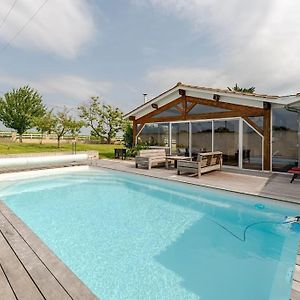 Вилла Maison De Vacances Avec Piscine Gornac Exterior photo