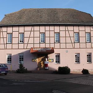 Отель Landgasthof Zum Ring Ringleben Exterior photo