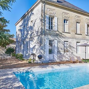 Вилла Luxurious Wine Estate Saint-Emilion Grand Cru With Private Swimming Pool Exterior photo