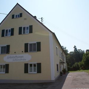 Gastehaus Schlossbrau Ихенхаузен Exterior photo