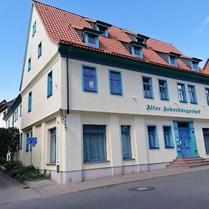 Отель Alter Ackerbuergerhof Бад-Франкенхаузен-Кифхойзер Exterior photo
